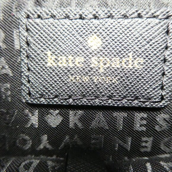 Kate Spade WKRU3930 Black Leather Satchel Tote Handbag As-Is - Picture 9 of 15